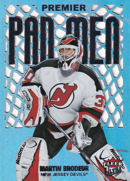 insert karta MARTIN BRODEUR 21-22 Fleer Ultra Premier Pad Men číslo PM-15